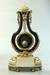 A Louis XVI Style Gilt Bronze,White Marble Mantel Clock