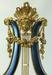 A Louis XVI Style Gilt Bronze,White Marble Mantel Clock
