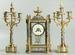 French Ormolu & Cloisonne/ Champleve Enamel Clock