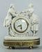 19th Century Dore Bronze & Bisque Porcelain Clock Set