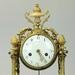 Early 19 C Dore Bronze Clock With Carrara Marble Base