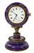 Antique Russian Art Deco Charoite Guilloche Clock
