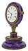 Antique Russian Art Deco Charoite Guilloche Clock