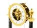 A Directoire Gilt Bronze and Marble Mantel Clock