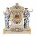 A Meissen Porcelain Mantel Clock