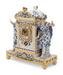 A Meissen Porcelain Mantel Clock