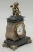 Bronze and Marble Mantle Clock
