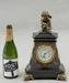 Bronze and Marble Mantle Clock