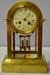 Spaulding & Co. Brass Crystal Regulator Clock