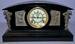 Ansonia Monterey Iron Case Figural Mantle Clock
