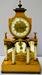 Antique European/Austrian Clock w/ Onyx Columns