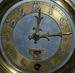 Antique Brass and Metal Calendar Shelf Clock Signed H.A
