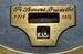 Antique Brass and Metal Calendar Shelf Clock Signed H.A