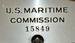 U.S. Maritime Commission Clock