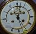Large French Black and Red Marble Shelf Clock