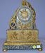 Early French Bronze and Marble Mantle Clock