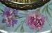 Antique Ansonia "La Somme" Cobalt & Floral China Clock