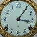 Antique Ansonia Royal Bonn "La Yard" China Clock