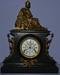 Antique Cast Iron Statue Clock