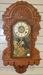 Carved Oak Hanging Kitchen Clock