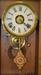 Carved Walnut Hanging Kitchen Clock