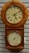 Antique Double Dial Calendar Wall Clock