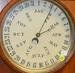 Antique Double Dial Calendar Wall Clock