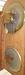 Antique Double Dial Calendar Wall Clock
