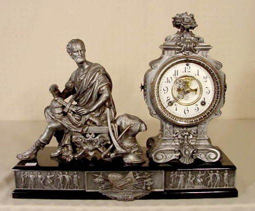 Ansonia Cincinnatus Statue Clock