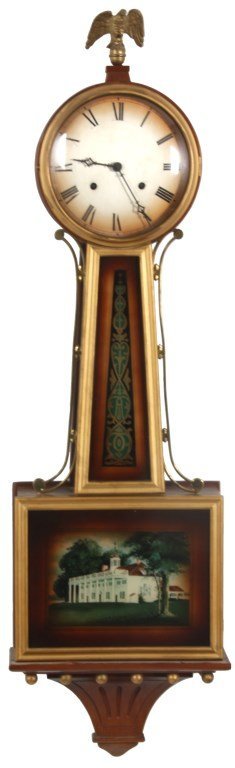 New Haven Presentation Banjo Clock