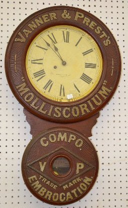 Baird Advertising Wall Clock; Vanner & Prest’s