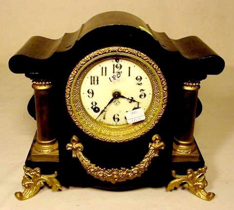 Ansonia Iron Case Mantle Clock