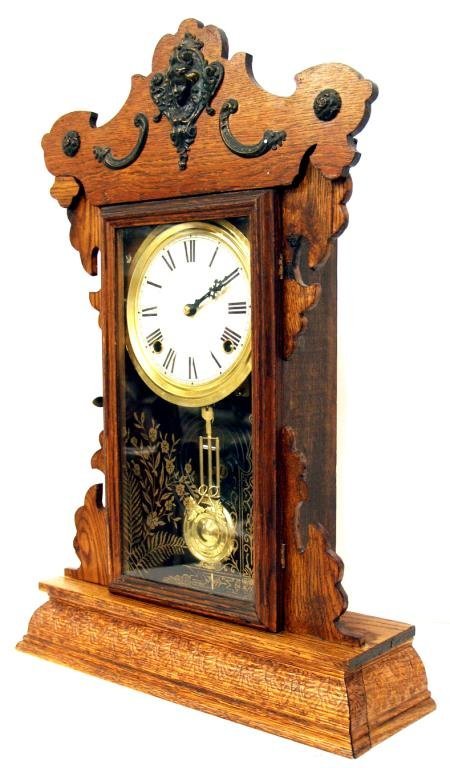 ANTIQUE AMERICAN SETH THOMAS KITCHEN MANTLE CLOCK