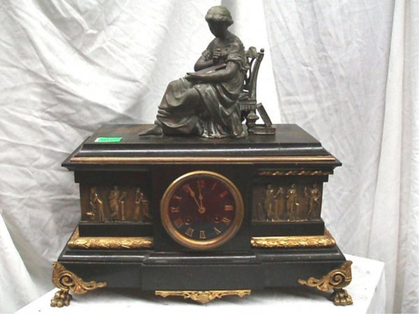 Japy, France, French Empire Mantel Clock