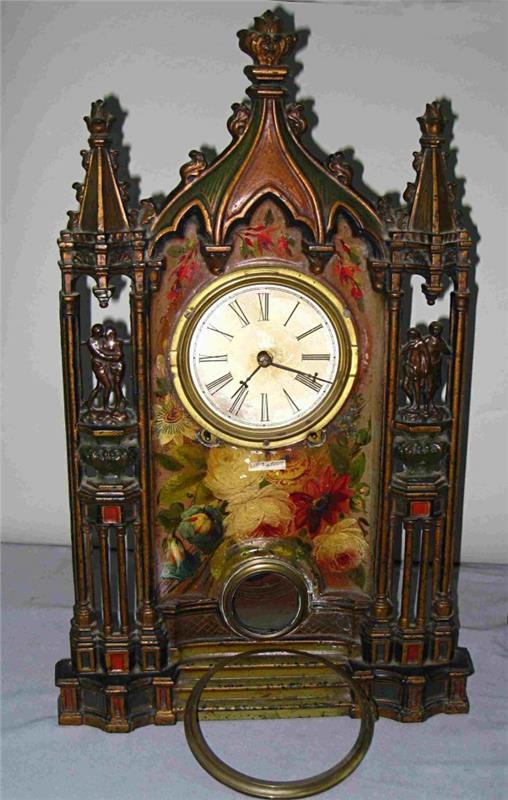 Two Iron Front clocks