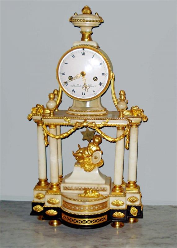 French Louis XVI clock