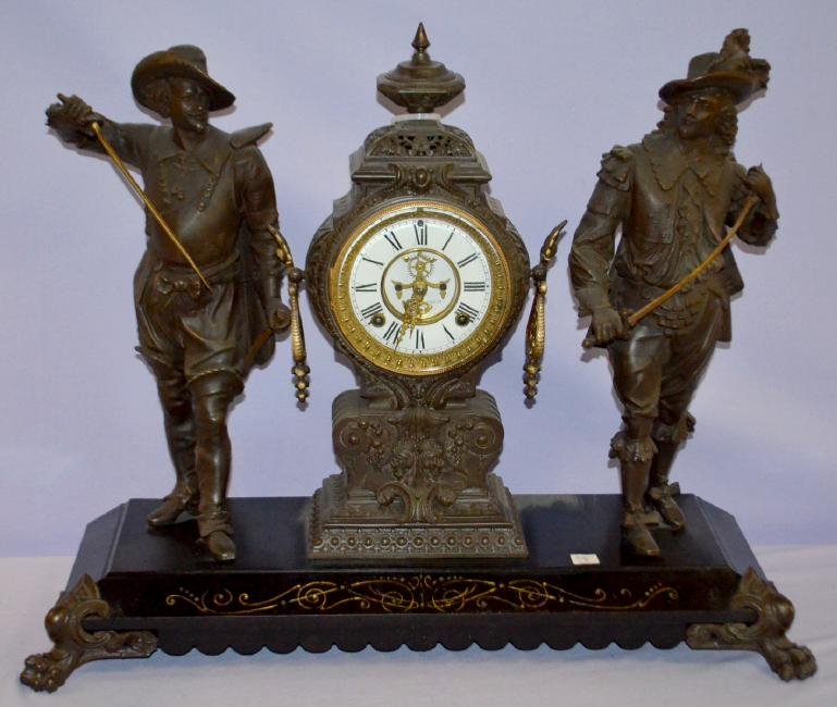 Ans. Don Caesar & Don Juan Statue Clock