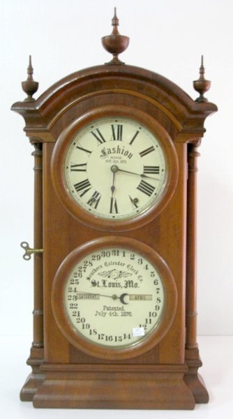 Southern Calendar Co. Fashion Double Dial Clock