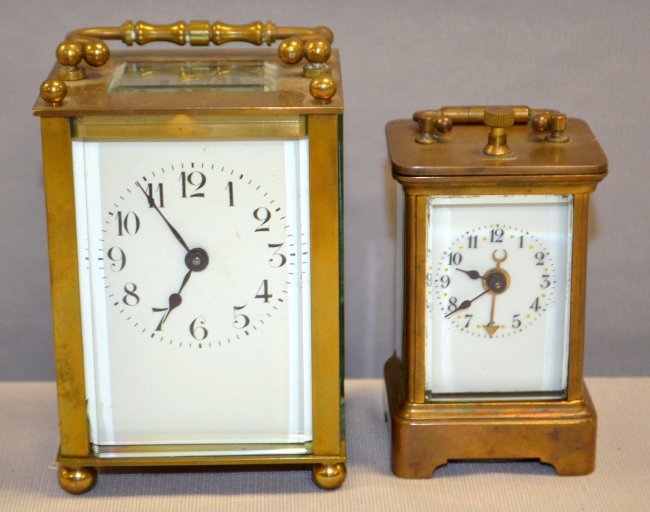 2 Antique Carriage Clocks