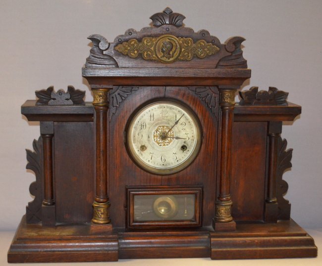 Antique New Haven “Umbria” Cabinet Clock