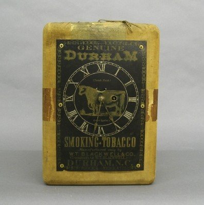 Durham Tobacco Advertising clock