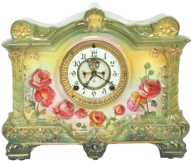 Royal Bonn “La Palma” Mantle Clock