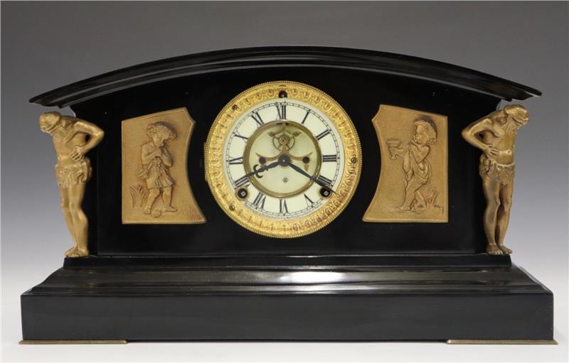 Ansonia Monterey Iron Shelf Clock