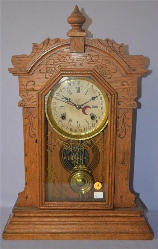 Antique Waterbury Calendar Kitchen Clock