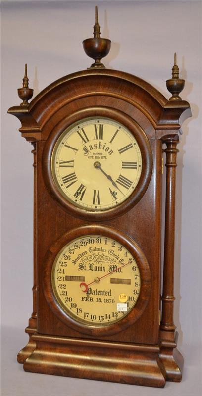 Antique Seth Thomas double dial calendar Clock