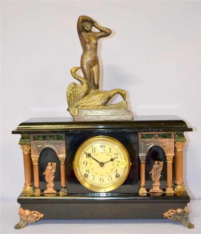 Antique Sessions (Mozart) Wood Mantle Clock