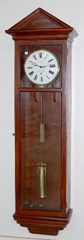 Mahogany Pin Wheel Wall Hanging Regulator