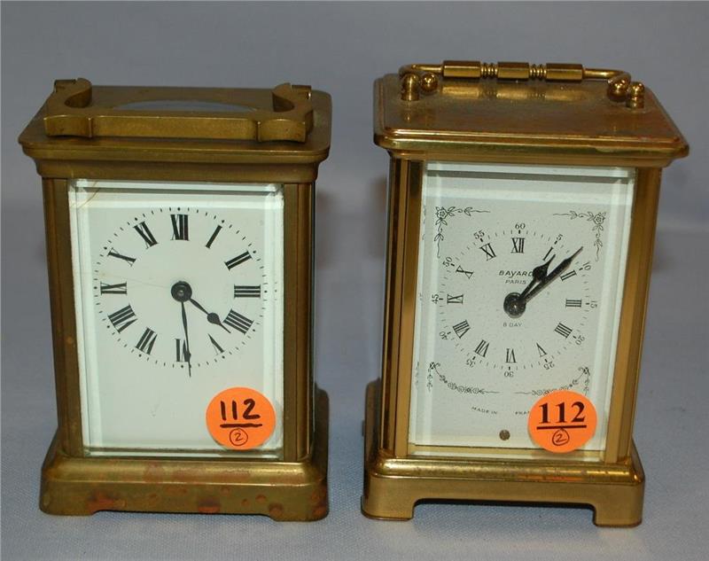 2 Antique Carriage Clocks