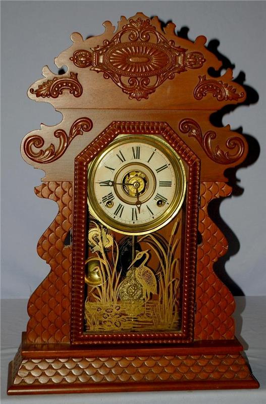 Antique EN Welch No.9 Kitchen Clock