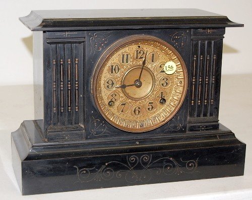 Seth Thomas Iron Case Mantle Clock